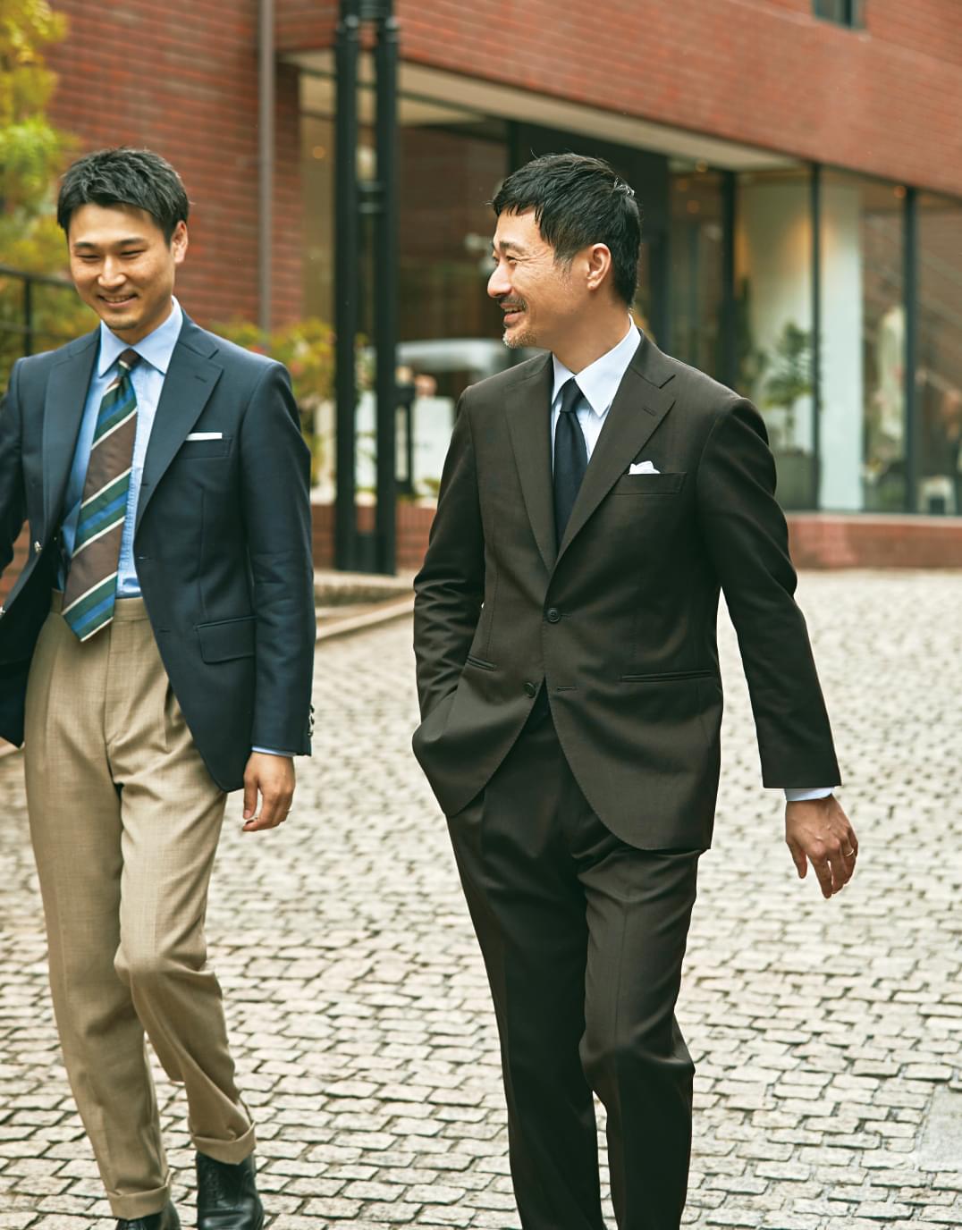 オーダースーツのスタッフスナップ1