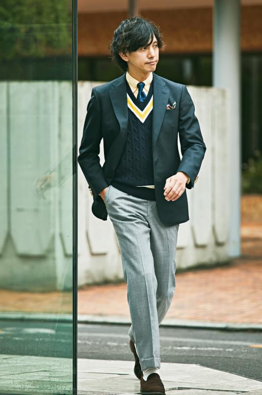 オーダースーツのスタッフスナップ4