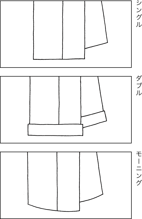 シングル ダブル モーニング